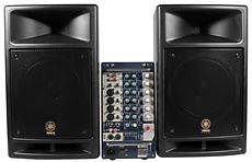 Yamaha STAGEPAS 300 Portable PA System Speakers + Mixer