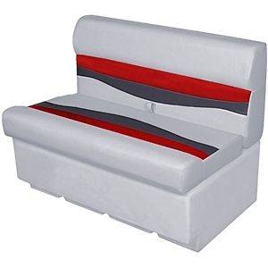   38 CLASSIC Pontoon Boat Bench Seats & Furniture Gray/Red/Charcaol