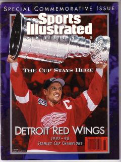 DETROIT RED WINGS 1998 STANLEY CUP CHAMPIONS SPORTS ILLUSTRATED 