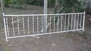   Old Iron Metal Twisted Railing Porch ?? 117 1/2 Long x 33 1/2 Tall