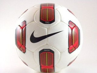   Tracer Competition Premier League White/Red Soccer Futball Ball Size 5