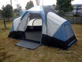 Outdoor Blue Camping Tent 6 Man Ultralight w/ bag NIB