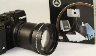 Professional 3.5X SUPER Telephoto HD Lens Kit For Canon PowerShot G1X 