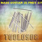   21pcs Frets For Bass Guitar Copper Fret Wire Fingerboard Frets 2.7mm