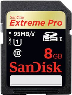 SanDisk Extreme Pro 8GB 8G SDHC SD Flash Card Camera 3D UHS 1 Class 10 