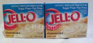 Jello Sugar Free Cheesecake Instant Pudding (2 Boxes)