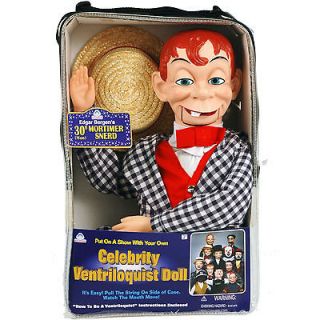 MORTIMER SNERD VENTRILOQUIST DUMMY DOLL PUPPET   NEW IN CARRYING CASE