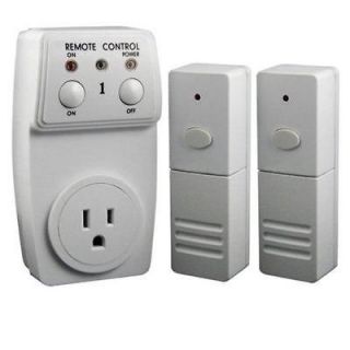   Remote Control AC Electrical Power Outlet Switch w/ two remotes