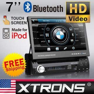 Car in Dash Single Din DVD Player Radio Stereo Digital Touch Screen 