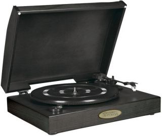 Pyle PVNTT1B Classic Retro USB To PC Phonograph/Turntable With Aux 