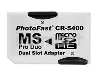 PhotoFast Dual MicroSD TF to MS Pro Duo adapter CR 5400
