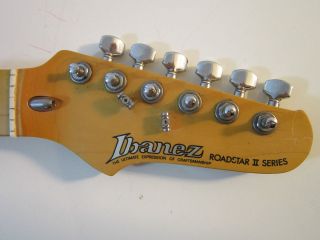Vintage Ibanez Roadstar II Maple Guitar Neck Made In Japan Tuners Tune 