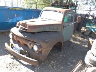 52 FORD PICKUP TRUCK ROOF TOP BACK COWL FIREWALL FLOOR CAB