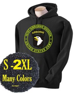 101st 101 Airborne Sweatshirt Screaming Eagle Army Ranger Military 