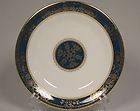 Royal Doulton China Carlyle Bread Plate (s) Blue Flowers Gold Teal 