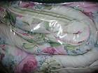 NEW Ralph Lauren Bedding, Pink Roses and Blue Floral Queen Comforter 
