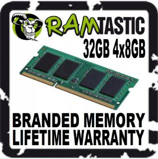 32GB RAM MEMORY UPGRADE FOR DELL PRECISION M4600 QUAD CORE MOBILE 