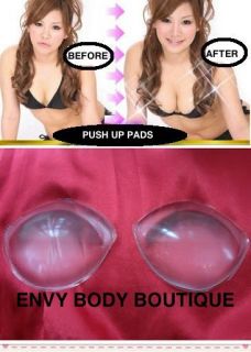 Silicone Oval Maximum Push up breast Pads swimsuit and bra inserts 