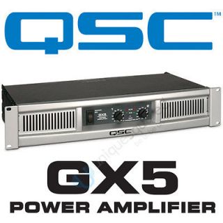 QSC GX5 GX 5 Stereo Power Amplifier 2 Channel DJ AMP FREE NEXT DAY AIR 
