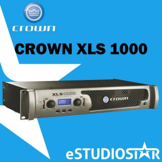 CROWN XLS1000 DRIVECORE POWER AMPLIFIER SERIES XLS 1000 AMP w/BOX