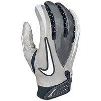 new mens/adult sz XL Nike vapor jet receiver gloves/pair grey nwot