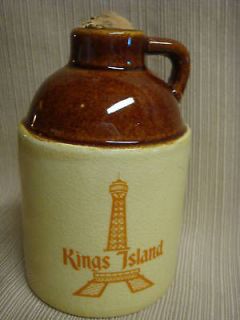 Vintage KINGS ISLAND Souvenir USA CROCKERY JUG