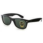 Ray Ban Wayfarer Black Grey Green Lens Sunglasses RB 2132 901L 55mm 