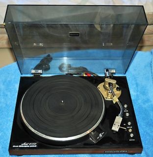 Vintage Marantz 6150 turntable   record player with dust cover