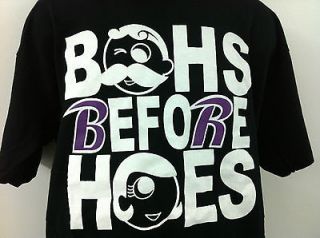   Bohs Before Hoes Baltimore Ravens National Bohemian Beer T Shirt