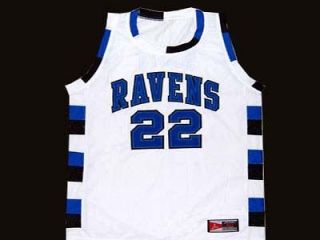 LUCAS SCOTT #22 ONE TREE HILL RAVENS JERSEY WHITE NEW ANY SIZE 