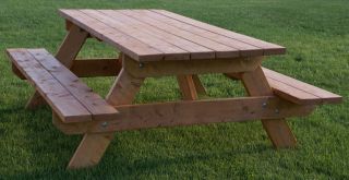   to build beautiful strong picnic table for 6 (patio funiture, wooden
