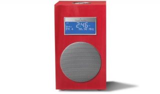 Tivoli   Model 10   AM/FM Clock Radio   Carmine Red/Silver