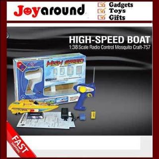 NQD 1/38 3CH RC Radio Control Speed Racing Boat Double Motors 757t 