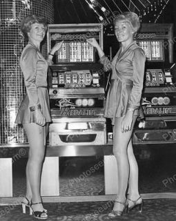 Slot Hostess Pose Bally Medalist Slot Machines Vintage Reprint Of 