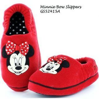 Minnie Mouse Slippers Disney Red New Quality girls childrens kids