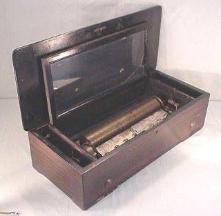 SUBLIME HARMONIE 8 SONG 11 CYLINDER 2 COMB MUSIC BOX