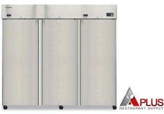 Hoshizaki 3 Door Reach in Cooler/Refrige​rator CR3B FS 74.3 cu.ft