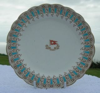 WHITE STAR LINE RMS OLYMPIC TITANIC PERIOD 1ST CLASS SIDE PLATE 1905 