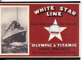 Cult Stuff RMS Titanic Artifact Card TA1 Red Thread From Second Class 
