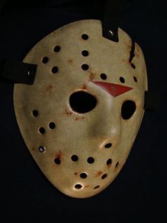 Fiberglass Jason Hockey Goalie Mask (Remake Barn) Halloween Christmas 