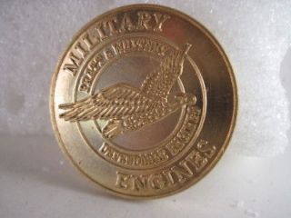 Pratt & Whitney Military Engine challenge coin (xg104)