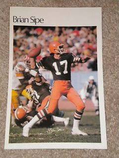 Brian Sipe (Mini Poster) #2of 50 NFL 1980 5.5 x 8.5
