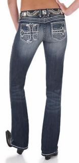 Rock 47 Womens Perfect Poison Ultra Low Rise Jeans by Wrangler 