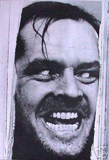 THE SHINING MOVIE POSTER Jack Nicholson Heres Johnny