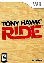 Tony Hawk Ride (Wii, 2009) GAME + SKATEBOARD + DONGLE, COMPLETE