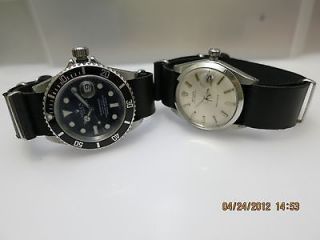   strap premium BLACK KANGAROO leather (excl Rolex Submariner watches