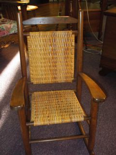 Antique Childs Rocking Chair ( Porch Rocker) Cane seat USA