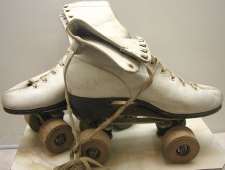 Vintage pair of 1950s  Official Roller Derby Skates.