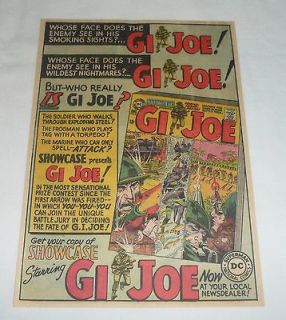 1964 DC comics ad page for GI JOE Showcase comic book