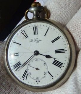   WWI Imperial Russian Pavel Buhre military officers pocket watch